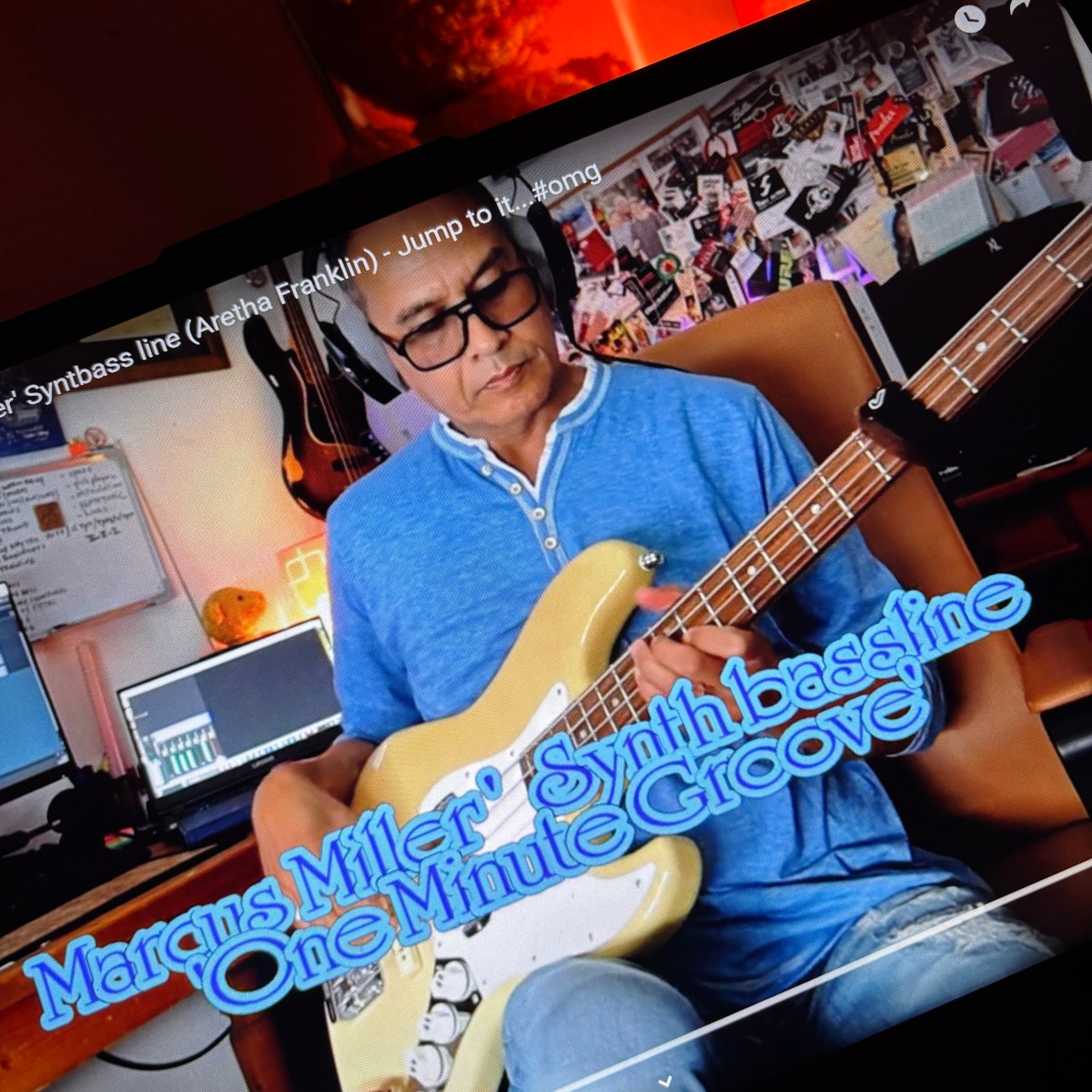 Bass Cover #20 – One Minute Groove – Marcus Miller’ synthbass line (Aretha Franklin) – Jump To&nbsp;It…#OMG